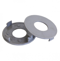 Levně Středové krytky do alu kol U1 vnější průměr A 59,4mm B 57,0mm C 5,5mm D 6,0mm E 8,7mm