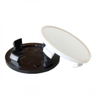Levně Středové krytky do alu kol V66 vnější průměr A 65,9mm B 56,0mm C 8,5mm D 4,6mm E 11,7mm