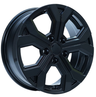 Alu kola AGT 16260, 16x6.5 5x114.3 ET40, černá + leštění