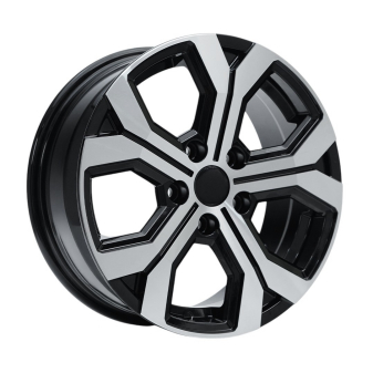 Alu kola AGT 17260, 17x6.5 5x114.3 ET40, černá + leštění