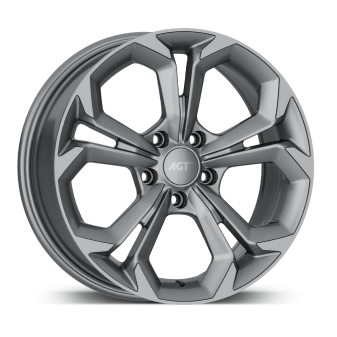 Alu kola AGT 17262, 17x7 5x112 ET38, titanová metalíza