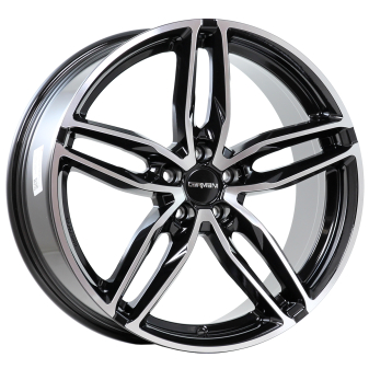 Alu kola AGT 907, 19x8.5 5x112 ET42, černá + leštění