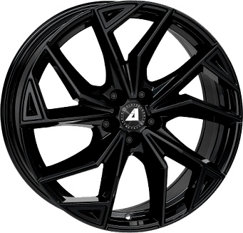 Alu kola ALUTEC ADX.02, 20x8 5x112 ET40, černá lesklá + leštění (zátěžová)