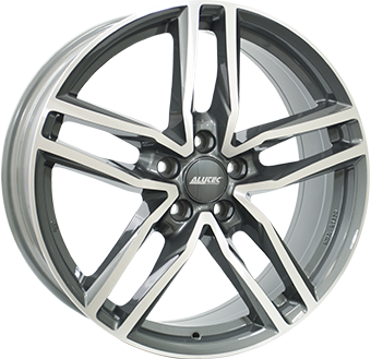 Alu kola ALUTEC IKENU, 19x8 5x112 ET27, šedivá + leštění