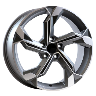 Alu kola Arceo DY1708, 18x8 5x112 ET40, šedivá matná + leštění