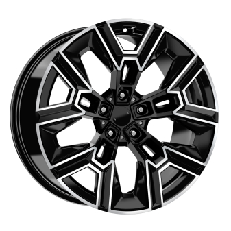 Alu kola Arceo DY1810, 20x10 5x112 ET40, černá + leštění (zátěžová)