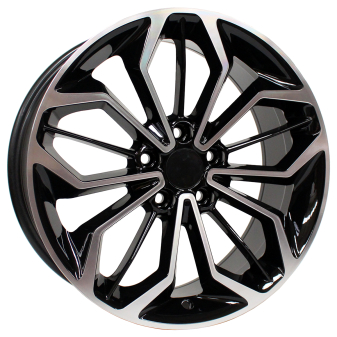 Alu kola Arceo DY397, 17x7.5 5x108 ET45, černá + leštění