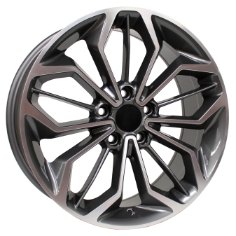 Alu kola Arceo DY397, 17x7.5 5x108 ET45, šedivá + leštění