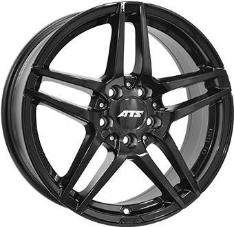 Alu kola ATS MIZAR, 18x8 5x112 ET43, černá lesklá