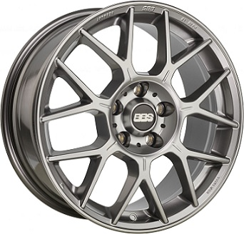 Alu kola BBS XR, 17x7.5 5x112 ET45, stříbrná