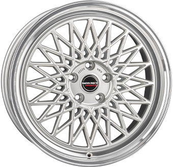 Alu kola BORBET B, 17x7 4x100 ET30, stříbrná + leštění