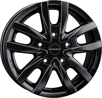 Alu kola BORBET CW5, 18x7.5 5x120 ET53, černá matná (zátěžová)