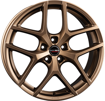 Alu kola BORBET Y, 19x8 5x112 ET37, bronzová
