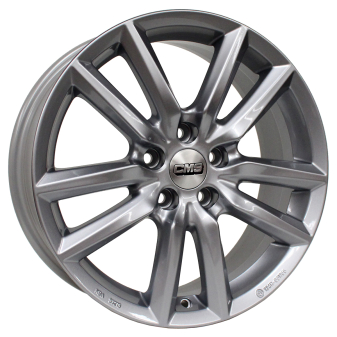 Alu kola CMS C27, 16x6.5 5x100 ET47, stříbrná