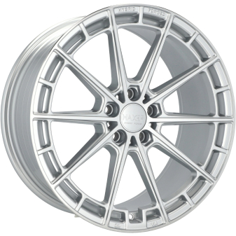 Alu kola Haxer HX019F, 19x8.5 5x112 ET40, stříbrná matná + leštění