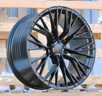 Alu kola Haxer HX024F, 19x8.5 5x112 ET40, černá matná (zátěžová)