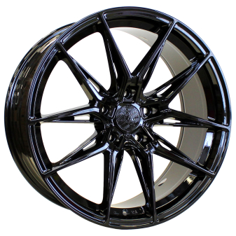 Alu kola Haxer HX036, 17x8 5x112 ET35, černá lesklá