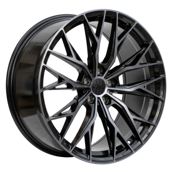 Alu kola Haxer HX042, 20x8.5 5x112 ET40, černá + tmavé leštění