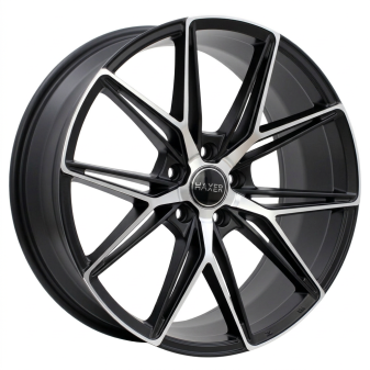 Alu kola Haxer HX043, 19x8.5 5x112 ET40, černá matná + leštění