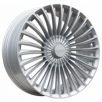 Alu kola Haxer HX09F, 20x9.5 5x112 ET43, stříbrná