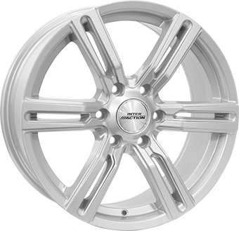 Alu kola INTER ACTION KARGIN 6, 16x6.5 6x120 ET50, stříbrná (zátěžová)