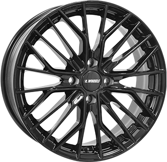Alu kola IT WHEELS TIARA 4, 17x7 4x108 ET44, černá lesklá