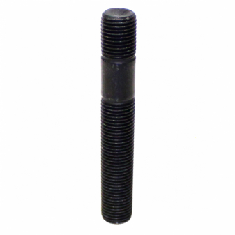 Kolové svorníky - štefty M12x1,25x50mm+15mm, oboustranný závit, černý