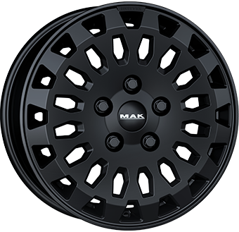 Alu kola MAK OVERLAND, 16x6.5 6x120 ET51, černá matná (zátěžová)