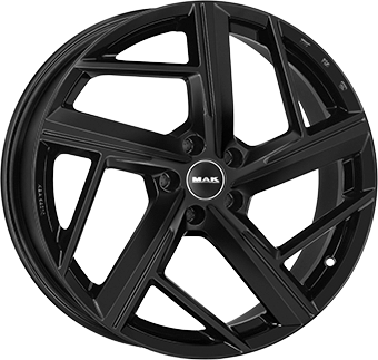 Alu kola MAK QVATTRO, 20x9 5x112 ET42, černá lesklá (zátěžová)
