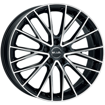 Alu kola MAK SPECIALE, 22x10 5x112 ET12, černá lesklá + leštění (zátěžová)
