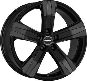 Alu kola MAK STONE 5, 18x7.5 5x130 ET56, černá lesklá (zátěžová)