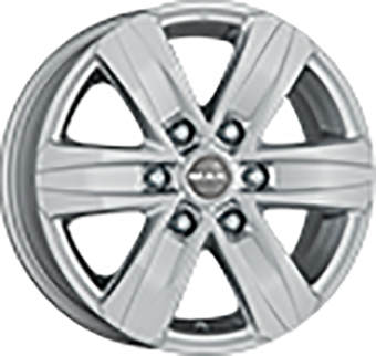 Alu kola MAK STONE 6, 16x6.5 6x125 ET50, stříbrná (zátěžová)