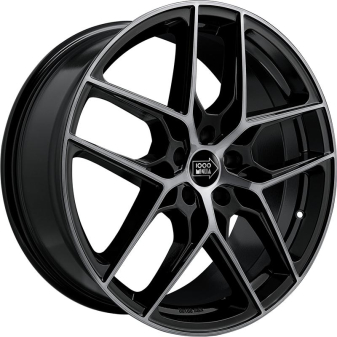 Alu kola Mille Miglia MM1004, 18x8 5x112 ET29.5, černá + leštění