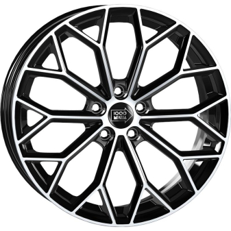 Alu kola Mille Miglia MM1030, 19x8 5x114.3 ET45, černá + leštění