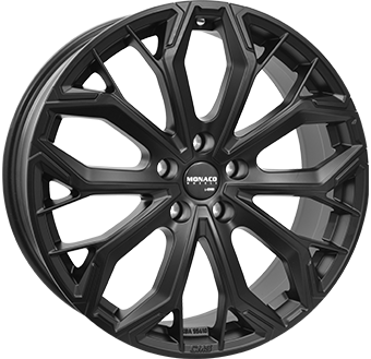 Alu kola MONACO WHEELS GPC17, 19x8 5x108 ET45, černá matná (zátěžová)