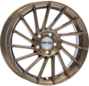 Alu kola MONACO WHEELS TURBINE, 19x8.5 5x112 ET35, černá lesklá + leštění