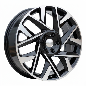 Alu kola Racing Line 3S1072, 18x7.5 5x114.3 ET49.5, černá + leštění