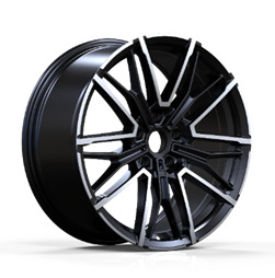 Alu kola Racing Line 3S1284, 19x8 5x112 ET30, černá + leštění