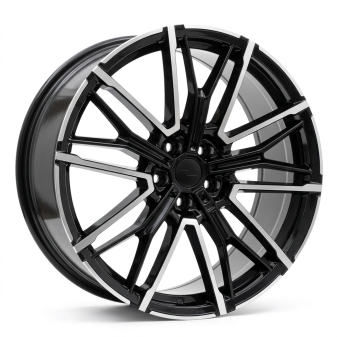 Alu kola Racing Line 3S1284, 20x8.5 5x120 ET33, černá + leštění (zátěžová)