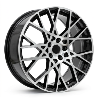 Alu kola Racing Line 3S1293, 18x8 5x112 ET40, černá + leštění