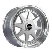 Alu kola Racing Line 7905F, 17x7.5 5x112 ET35, stříbrná + leštěný límec