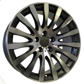 Alu kola Racing Line A0010, 19x8.5 5x120 ET24, šedivá + leštění