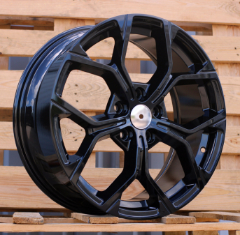 Alu kola Racing Line A056, 18x7.5 5x112 ET51, černá lesklá