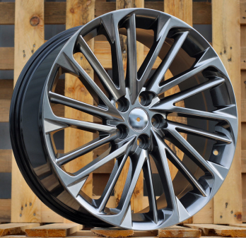 Alu kola Racing Line A1353, 20x8 5x114.3 ET30, titanová metalíza