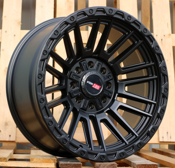 Alu kola Racing Line A1892, 20x9.5 6x139.7 ET1, černá matná (zátěžová)