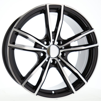 Alu kola Racing Line A5588, 19x8 5x112 ET27, černá + leštění