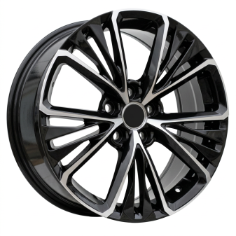 Alu kola Racing Line A5908, 18x8 5x114.3 ET40, černá + leštění