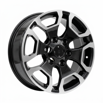 Alu kola Racing Line A6216, 17x7.5 6x139.7 ET25, černá + leštění (zátěžová)