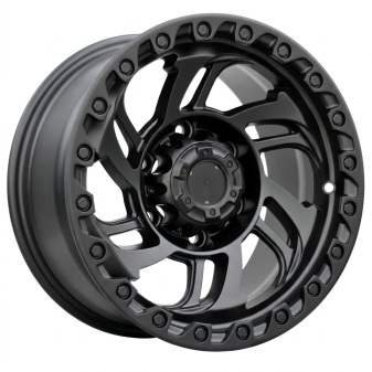 Alu kola Racing Line A6278, 15x8 6x139.7 ET, černá matná (zátěžová)