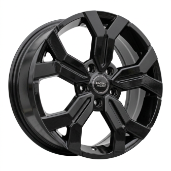 Alu kola Racing Line B1110, 16x6.5 5x114.3 ET50, černá lesklá